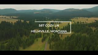 Montana Ranch Listing - 587 Cozy Ln Helmville, Montana