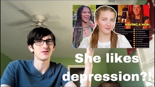 SHE LIKES DEPRESSION?! Reacting To Insane "Icks" On TikTok (Misha Petrov) reaction