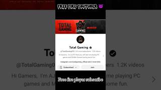 Free fire vs pubg YouTuber shorts video adittude songs🎵 #freefire #total #gaming Ajjubhai