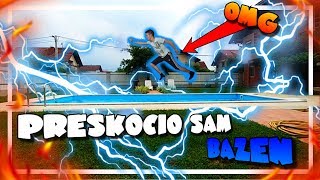 PRESKOCIO SAM BAZEN - (nije clickbait)