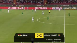 🏆مباشر غانا ضد جزر القمر  0-2 الأن في كأس أفريقيا اليوم ghana vs Comoros