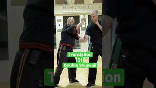 Translation of Double Sinawali #short #shorts #martialarts #filipinomartialarts #modernarnis #fma