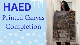 Printed HAED canvas FINISHED!! - Diamond Painting Completion…Name Revealed!