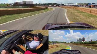 C8 Corvette on Track at Car Fest