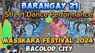 Barangay 21 Street Dance Performance - Masskara Festival 2024 - Bacolod City // CharrieTv