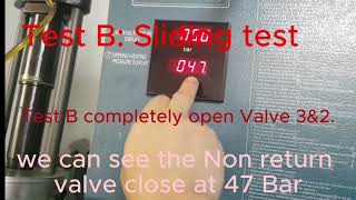 6S60ME-C10.5 Part5 Fuel injection Valve testing.