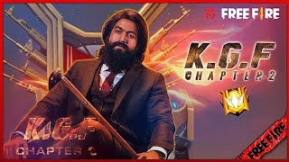 ROCKY BHAI // KGF2 // KING OF GARENA FREE FIRE // FREE FIRE MONTAGE VIDEO// #DJDarloFF