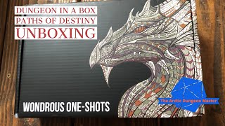 Dungeon in a Box Paths of Destiny UNBOXING Arctic Dungeon Master