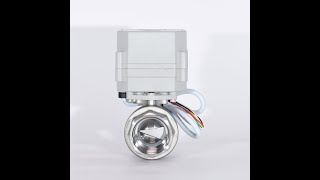 DN25 Electric proportional valve with V-shaped ball