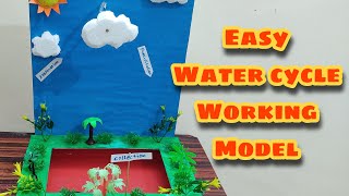 water cycle working model