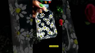 Plastic Bottle Flower Vase Painting🌸✨️|wait for the end😱 #roomdecor #diycrafts #bottleart #shorts