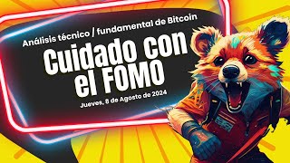 ¿Longs a 62k?, cuidado - Análisis técnico y fundamental Bitcoin - 8 agosto