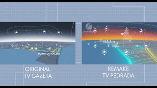 Comparação da Vinheta Original e Remake de AL2 ALTV TV Gazeta