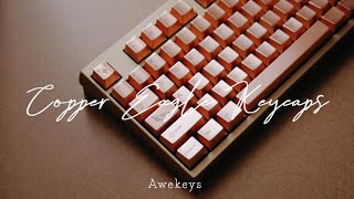 Awekeys Metal Keycaps「Copper Eagle」