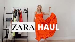 MASSIVE $1000 ZARA HAUL | Summer dresses try on