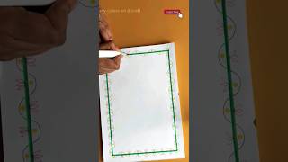 Easy Border design #drawing #shorts #easydrawing #ytshorts