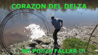 PESCA EN EL CORAZON DEL DELTA,ARROYO MERLO,CUANDO PENSABAMOS QUE NO SALIA,MIRA LO QUE APARECIO!!!