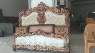 luxury bed design 2022 | wooden bed design / Diamond wood furniture / #furniture #beds #wood