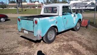 1962 International Scout 4x4 Pickup Truck Cab IN-DEPTH walk around undercarriage rust panels looksie