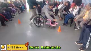 CIRCUITO FUNCIONAL DINÂMICO ADAPTADO E OLHA A DONA RAIMUNDA PARTICIPANDO AQUI FAZEMOS A INCLUSÃO.