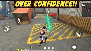 OVER CONFIDENCE!! || FREE FIRE LONE WOLF MODE 1 AMMO CHALLENGE💪