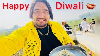 दिवाली पे पूरे परिवार ने मारी धोक 🪔🧨 || Happy Diwali Sabi ko 🙏