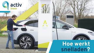 Hoe werkt het snelladen van een elektrische auto?