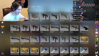 xQc Scammed on CSGO Operation Riptide Cases?!