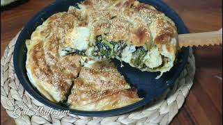 Very Easy Phyllo (Yufka) Pastry With Spinach - Spinach Pie Ingredients  @Hunggapgiay929