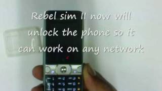 rebel sim ii unlocking sony Ericcson K660i thats locked toUK Thr