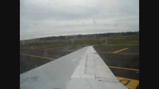 Landing and taxi at Portland International airport