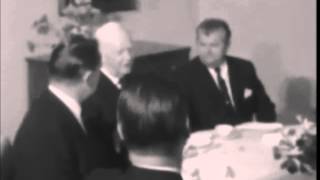 9. juni 1965 - Statsminister Jens Otto Krag og Udenrigsminister Per Hækkerup på besøg i Bonn