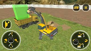 Construction Vehicles - Heavy Excavator Crane Simulator Road Builder - Best Android Gameplay