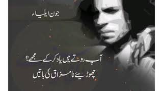 Whatsapp Status Video || John Elia Shairi || 2 lines Poetry || Urdu Poetry