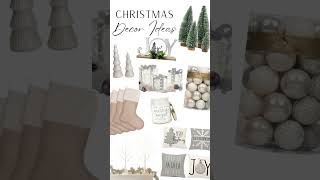 Christmas Decor Ideas, an Elegant Neutral Color Scheme