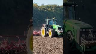 John Deere 8430 Väderstad NZA600 Güttler Offset #landwirtschaft #farming #johndeere #väderstad