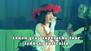 CONAN GRAY SUPERACHE TOUR 2022 | sydney, australia