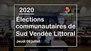 Sud Vendée Littoral : Élections communautaires