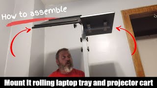 How to Assemble a Mount It Rolling Laptop Tray and Projector Cart