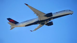 Atlanta Airport Plane Spotting Ep. 19 Pt. 1 of 1 - Delta A350, Two 747-8s, 739s, A321s, and More!