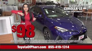 Son los últimos días de Toyotathon en Toyota of Pharr