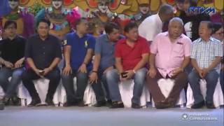 Pres Duterte at Annual Masskara Festival 10 2 2016