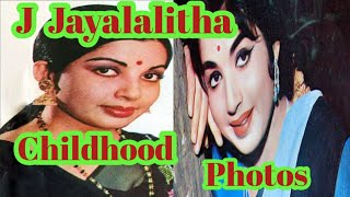 J Jayalalitha childhood photos