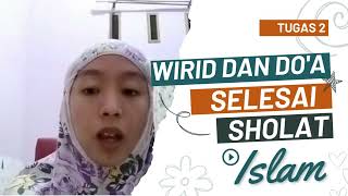 Wirid dan Doa Sesudah Shalat|| Febi Arzeti (A1E122080)