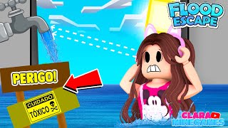 Roblox - CORRA! A AGUÁ TOXÍCA ESTÁ SUBINDO!😱☢ (Flood Escape)