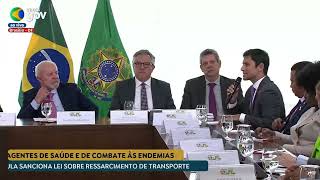 🔴 Presidente Lula sanciona lei sobre ressarcimento de transporte