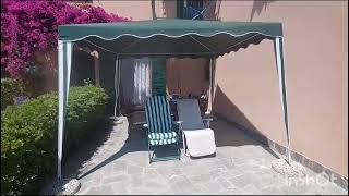 Diano Arentino: alloggio con giardino, piscina, e vista mare