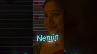 😇nenjin ezhuth💫❤️ Song lyrics in tamil whatsapp status #shorts #viral #trending