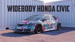 Honda Civic Widebody | Modified | Wrapped | Bimble Designs Concept