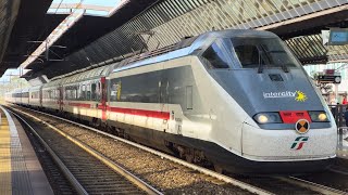 Intercity 673 Milano C.le - Livorno C.le in partenza da Milano Rogoredo con una super bitonale!!